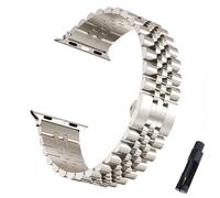 LCHJX Sangle en acier en métal pour bande ultra bande 49 mm 46 mm 44 mm 38 mm 42 mm Bracelet Series 10 9 9 8 7 6 5 45 mm 41 mm
