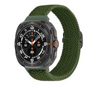 LCHJX Sangle en nylon en boucle solo tressée pour Galaxy Watch 7 Ultra Band 47 mm Stretchy Nylon Bracelet Correa Watchbands