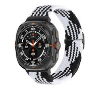 LCHJX Sangle en nylon en boucle solo tressée pour Galaxy Watch 7 Ultra Band 47 mm Stretchy Nylon Bracelet Correa Watchbands
