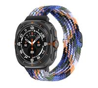 LCHJX Sangle en nylon en boucle solo tressée pour Galaxy Watch 7 Ultra Band 47 mm Stretchy Nylon Bracelet Correa Watchbands