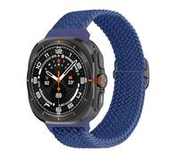 LCHJX Sangle en nylon en boucle solo tressée pour Galaxy Watch 7 Ultra Band 47 mm Stretchy Nylon Bracelet Correa Watchbands