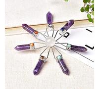 LCHJX Sept Chakra Pyramide Crystal Naturel Crystal Amethyst Stone Crystal Point Home Decoration Energystone Ornements Gift, Obsidian, 1PC