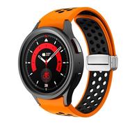 LCHJX Slicon pour Galaxy Watch 6 Classic 43mm 47mm 5pro 45 mm Bandle de boucle magnétique pour Galaxy Watch 6 5 4 40 mm 44 mm Bands