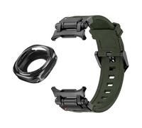 LCHJX STRAPE DE FLUORORUBBER MÉTALES POUR GALAXY WATCH 7 ULTRA 47 mm de protection en métal Bracelet sport pour Galaxy Ultra 47mm FKM Watch Bands