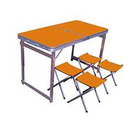 LCHJX Table Pliante Table de Pique-Nique de Loisirs Autonome Portable Table et Chaise en terrasse Multifonction et Chaise définie Table de Restauration Pliante extérieure Table Portable