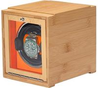LCHJX Watch Winders Bamboo Watch Shaker Single Watcher Winder Mécanique Montre Automatique Boîte à Enrouler à Double Puissance
