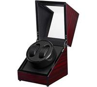 LCHJX Wather Winder Watcher Winder Shake Table Device Ebony Paint Single Head 2 Boîte de Montre Boîte de Montre rotative Chaîne Rotation Shaker Motor Box-V