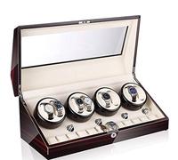 LCHJX Wind Winder Automatic Wind 8 + 12 Cuir Storiages Watch Box pour Toutes Les Montres mécaniques automatiques, avec Moteur Silencieux