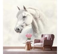 LCHMQ Fresque Murale Papier PeintAnimal LéopardTrompe l'oeil MuralFaune Grand FélinAdhésif Pour Chambre Papier Peint Nature 350x240cm