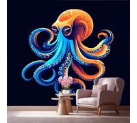 LCHMQ Fresque Murale Papier PeintCosmique PlanèteTrompe l'oeil MuralGalaxie UniversAdhésif Pour Chambre Papier Peint Nature 350x240cm