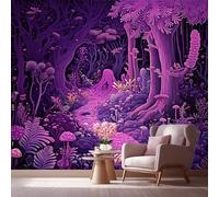 LCHMQ Wall Covering Realistic 3DDream ForestMural WallpaperInterior DesignPsychedelic CreaturesRoom Decor Picture 350x240 cm