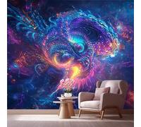 LCHMQ Wall Covering Realistic 3DMagical DeityMural WallpaperInterior DesignDreamlike UniverseRoom Decor Picture 350x240 cm