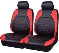 LCJAN Housses de Siège Avant de Voiture pour Citroen Ami | Basalt | Berlingo | C3 | C3 Aircross | C4 | C4 X, Car Confortable Respirant Nonslip Protection Coussins Accessoires,Red