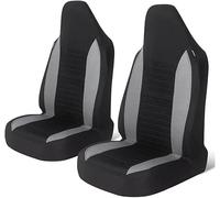 LCJAN Housses de Siège Avant de Voiture pour Land Rover Discovery 1 2 3 4 5 / Discovery Sport 1 2, Respirantes Antidérapantes Sièges Avant Coussins Accessoires Étanche et Lavable,Grey