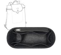 Lckaey Organiseur de sac en feutre pour sac à dos, sac à main - Insert de plage - Gris