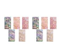 Lckiioy 10 Feuille Nail Art Autocollant Adhésif Cassé Gradient Sirène Shell Abalone Flocons 3D En Flocons D'Ormeau DIY de Polissage de Gel Uv pour Manucure