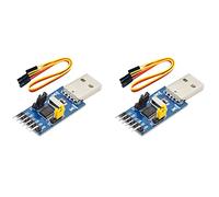 Lckiioy 2 téléchargeurs de port série CH341T USB vers I2C IIC UART USB vers TTL à puce unique
