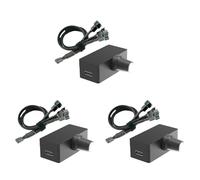 Lckiioy 3 régulateurs de vitesse PWM, régulateur de ventilateur PWM à 4 broches, régulateur PWM, bloc d'alimentation USB de type C, refroidissement à eau, refroidisseur, option A