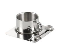 Lckiioy Ensemble de Tasses à Café avec Cuillère, Set de Table, Tasse à Eau, Accessoires de Table