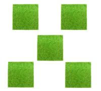 Lckiioy Gazon Artificiel Bricolage Mini Simulation Flocage Gazon Mousse Micro-Paysage Plante Aménagement Paysager 15x15 cm