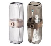 Lckiioy Gobelet de Voyage, Gobelet pour Rince-Bouche, Gobelet pour Brosse à Dents, Ensemble de Brosse à Dents, Gobelet de Rangement Portable