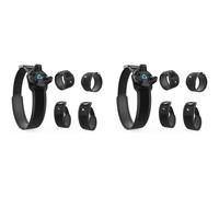 Lckiioy Lot de 2 ceintures de suivi de réalité virtuelle, ceinture de suivi et sangles de paumes pour système de traceur de putter, ceinture réglable et sangles pour la taille