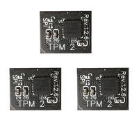 Lckiioy Lot de 3 modules de sécurité de fermeture TPM 2.0 Télécommande Carte 12 broches SPI TPM2.0 Module de sécurité pour carte mère