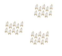 Lckiioy Lot de 30 mini chevalets d'affichage avec toile 8 x 8 cm pour table de mariage - Numéros de peinture - Bricolage - Dessin - Petite table - Cadeau