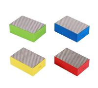 Lckiioy Lot de 4 tampons de polissage diamant à la main pour le ponçage des carreaux de céramique, faciles à utiliser