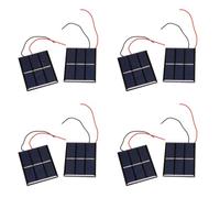 Lckiioy Lot de 8 cellules solaires micro Mini Power 1,5 V 400 Ma 80 x 60 mm pour panneaux solaires - Projets de bricolage - Chargeur de jouets