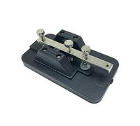 Lckiioy Morse Code Manuel CW Keys Enseignement Télégraphe Praticien avec Buzzer Radio à ondes courtes Pièces de rechange Accessoires