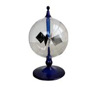 Lckiioy Moulin à Vent Rotatif à 4 Pales en Verre à Énergie Solaire Radiomètre Crookes Moulin à Lumière/Outil D'Étude Pédagogique A