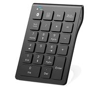 Lckiioy Pavé numérique Bluetooth sans fil, 22 touches, portable, fin, pour ordinateur portable, PC, ordinateur de bureau, ordinateur portable