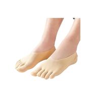 LCKKJHG 5 Paires De Chaussettes en Soie À Cinq Doigts for Hommes, Bas D'été Invisibles, Fins Et Respirants, Chaussettes Basses À Cinq Orteils, Doublure Cachée pour Running Fitness(5 Pairs Nude)