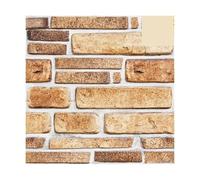 LCKKJHG Autocollant Mural 3d ImperméAble 1/10 pièces 3D imitation pierre peler et coller panneau mural auto-adhésif cuisine carrelage dosseret autocollant 30 cm x pour le Salon(Orange - 10pcs)