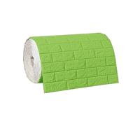 LCKKJHG Autocollant Mural 3d ImperméAble 70cmx1/5/10m 3D Papier Peint Décoration Auto-adhésif Antique Mousse Brique Salon Chambre Étanche Sticker Mural pour le Salon(Green,70cmX5m)