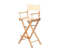 LCKKJHG Chaise de Realisateur Pliante Chaise De Réalisateur Polyvalente en Bois Massif, Tabouret Haut Pliable Toile, Bureau, Maquillage, Siège Portable Et Confortable(Color05)