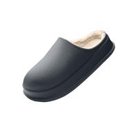LCKKJHG chaussons homme EVA Automne Et Hiver Maison Pantoufles Femmes Homme Intérieur Ménage Grande Taille 46 47 Couple Imperméable Antidérapant Semelle Épaisse(Dark Gray,40-41)