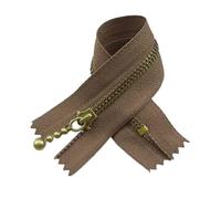 LCKKJHG Fermeture éClair 5/10 pièces 3# Fermetures à glissière en métal 12-40cm Fermeture extrémité fermée for Sac Main Chaussures Sacs Kit de réparation Accessoires Couture(A4-15-Coffee,30CM_5PCS)