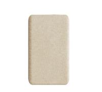 LCKKJHG Linen Fabric Foam Upholstered Peel and Stick Wall Stickers