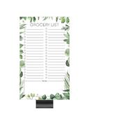 LCKKJHG Planning Frigo Magnetique 1 pièce avec porte-stylo, tableau mémo portable for réfrigérateur, liste de courses for la maison et cuisine, notes adhésives for étudiants(B-1book)