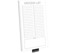 LCKKJHG Planning Frigo Magnetique 1 pièce avec porte-stylo, tableau mémo portable for réfrigérateur, liste de courses for la maison et cuisine, notes adhésives for étudiants(A-1book)