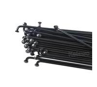 LCKKJHG Rayon Velo 20pcs 12G Electric Bicycle Black Spoke Diameter 2.6mm Steel Spokes 70mm-262mm E Bike with Nipples Cycling Parts pour Vélo de Route(115mm 20pcs)
