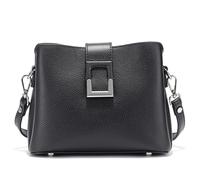 LCKKJHG Sac Cabas Cuir Femme Sac à bandoulière for femme, grand sac seau, fourre-tout Pour le Bureau(Black)