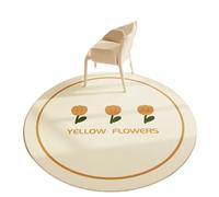 LCKKJHG Tapis Rond Tapis d'éveil for Enfants, Coussins épais for Salon, Tapis d'escalade antidérapant à Motifs de Dessins animés pour la Chambre(Color13,80X80CM 2.6X2.6FT)