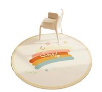 LCKKJHG Tapis Rond Tapis d'éveil for Enfants, Coussins épais for Salon, Tapis d'escalade antidérapant à Motifs de Dessins animés pour la Chambre(Color10,100X100CM 3.3X3.3FT)