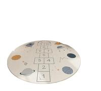 LCKKJHG Tapis Rond Tapis d'éveil for Enfants, Coussins épais for Salon, Tapis d'escalade antidérapant à Motifs de Dessins animés pour la Chambre(Color01,100X100CM 3.3X3.3FT)