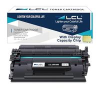 LCL 056 avec Puce Noir Cartouche de Toner Compatible pour Canon 056 056L 10000 Pages Compatible pour Canon ImageCLASS MF543dw i-SENSYS LBP325x MF542x MF543x Indiquez Le Niveau (1-Pack)