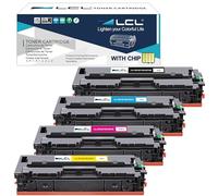 LCL 067h Cartouche de Toner Compatible pour Canon 067 067h Remplacement pour Canon i-SENSYS LBP631Cw LBP633Cdw MF651cw MF655Cdw MF657Cdw (Noir Cyan Magenta Jaune,4-Pack)