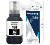 LCL 103 Compatible avec Epson 103 Noir Bouteille d'encre 1-Pack | Compatible pour Epson EcoTank L1110 L1210 L1250 L3100 L3101 L3110 L3111 L3150 L3151 L3156 L3160 L3210 L3211 L3250 L3251